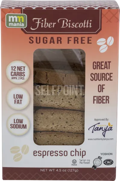 Sugar Free Espresso Chip Biscotti