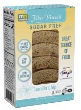 Vanilla Chip Fiber Biscotti