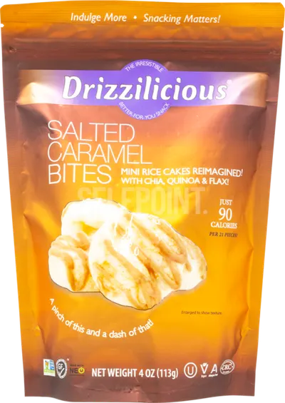 Salted Caramel Bites Mini Rice Cakes
