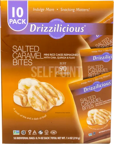 Salted Caramel Bites Mini Rice Cakes 10 pk