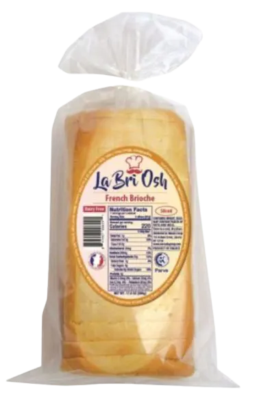 Dairy Free Sliced French Brioche