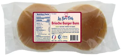 Brioche Burger Buns 2 ct