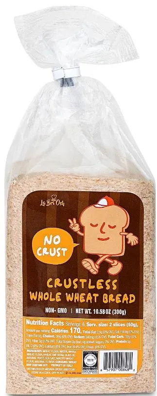 Crustless Whole Wheat Bread