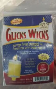 "Glicks Wicks 1.5"""" Wick Large Tab"