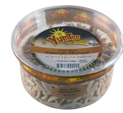 Honey Glazed Almonds Slivered