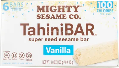 Tahini Bars Vanilla 6 Pack