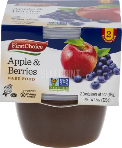 Stage 2 Apple & Berries Baby Food 2 pk