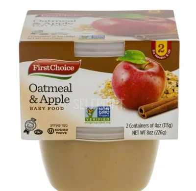 Oatmeal & Apple Baby Food 2 pk