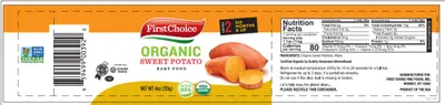 Organic Baby Food Sweet Potato