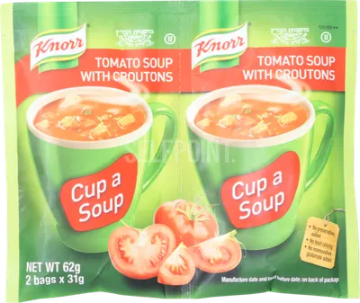 Tomato Soup with Croutons