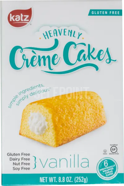 Heavenly Vanilla Cream Cakes 6 ct