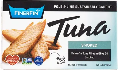 Smoked Yellowfin Tuna Fillet in Olive Oil