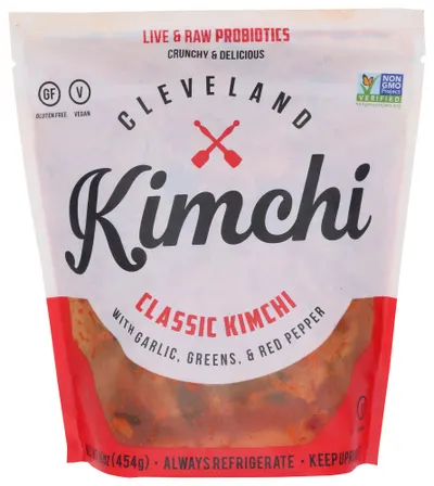 Classic Kimchi with Garlic Greens & Red Pepper