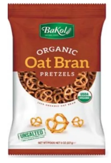 Organic Oat Bran Mini Pretzels