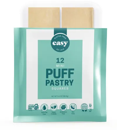 Gluten Free Puff Pastry Mini 12 Pk