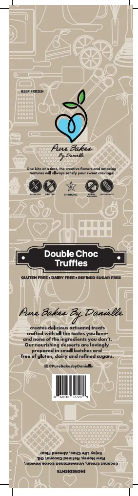 Pure Bakes Double Chocolate Truffles