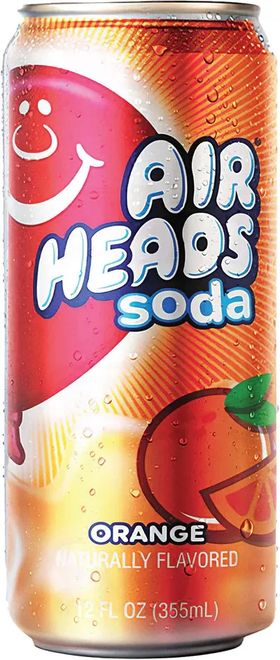 Orange Flavored Soda Can