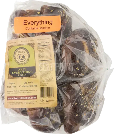 Ari's Everything Rolls Contains Sesame