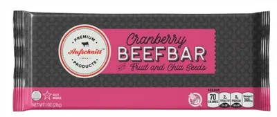 Fruit & Chia Seeds Cranberry Beef Bar