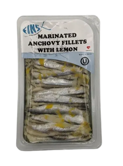 Marinated Anchovy Fillets with Lemon