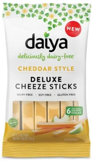 Dairy Free Cheddar Style Deluxe Cheeze Sticks 6 ct