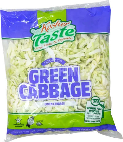 Freshly Cut Green Cabbage