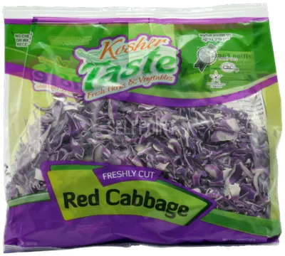 Freshly Cut Red Cabbage