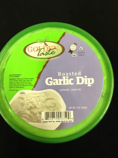 Golden Taste Roasted Garlic Dip 7Z