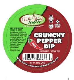 Crunchy Hot Pepper Dip