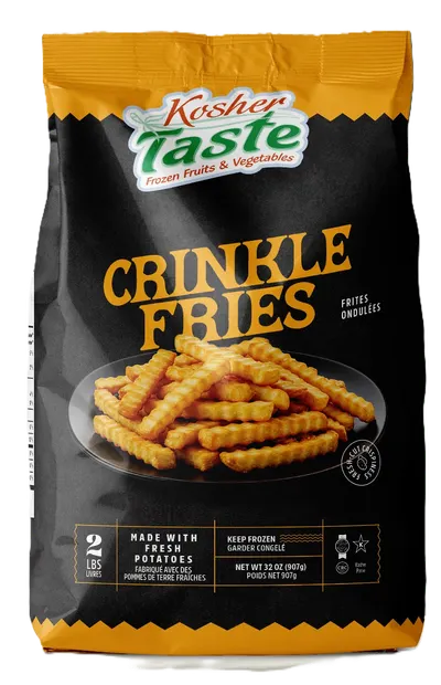 Kosher Taste Crinkle Fries