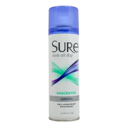 Unscented Aerosol Deodorant Spray