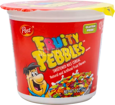 Fruity Peppels Cups Sweetened Rice Cereal