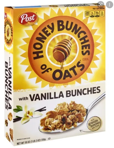 Post Honey Bunches Of Oats Vanilla 12O