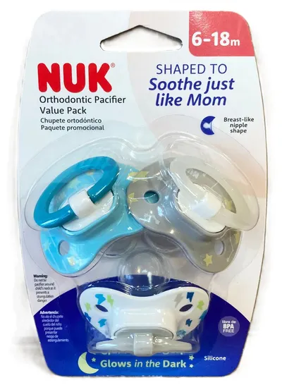 Orthodontic Pacifier Value Pack 3 ct 6-18m
