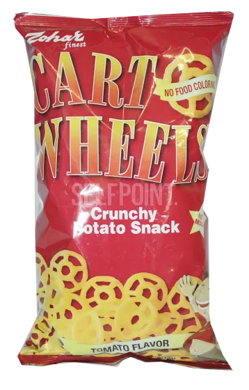 Cart Wheels Tomato Flavor Potato Snack