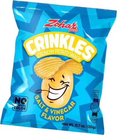 Crinkles Salt & Vinegar Flavor Potato Snack