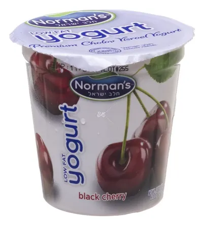 Low Fat Black Cherry Yogurt