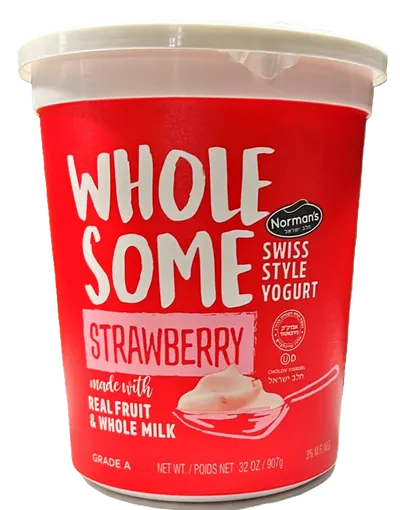 Wholesome Strawberry Swiss Style Yogurt