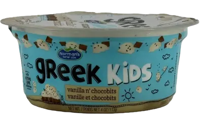Greek Kids Vanilla n' Chocobits Yogurt
