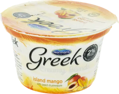Greek Creamy Island Mango Yogurt With Peach & Pineapple