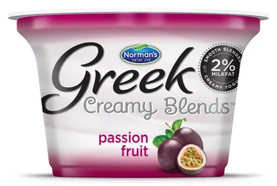 Greek Creamy Passion Fruit Yogurt