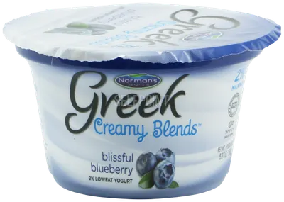 Greek Creamy Blends Blissful Blueberry Yogurt