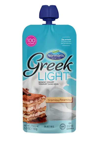 Greek Light Pouch Yogurt Tiramisu