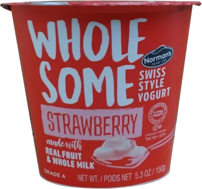 Normans Whole Some Strawberry Yogurt 5