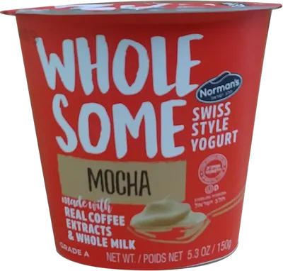 Normans Whole Some Mocha Yogurt 53 oz