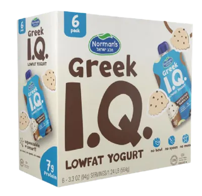 Greek IQ Low Fat Vanilla Yogurt 6 pk