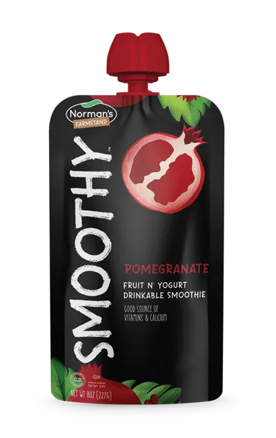 Pomegranate Fruit & Yogurt Drinkable Smoothie