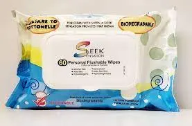 Personal Flushable Wipes