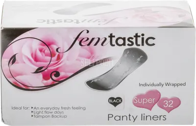Panty Liners Black