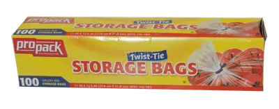 Twist-Tie Storage Bags